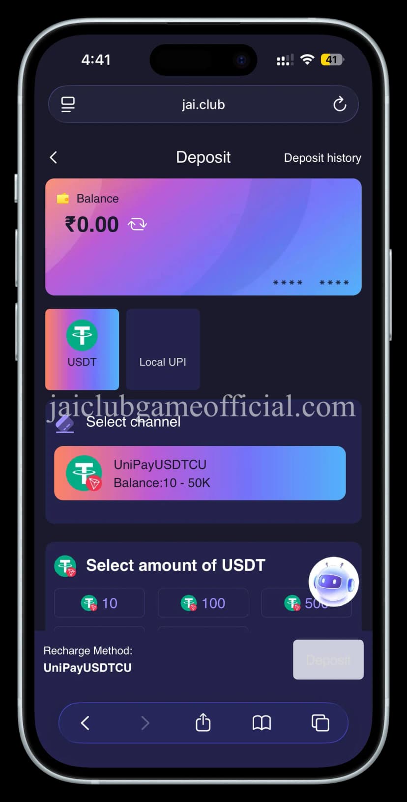 1xBet deposit money — add balance using UPI or QR code