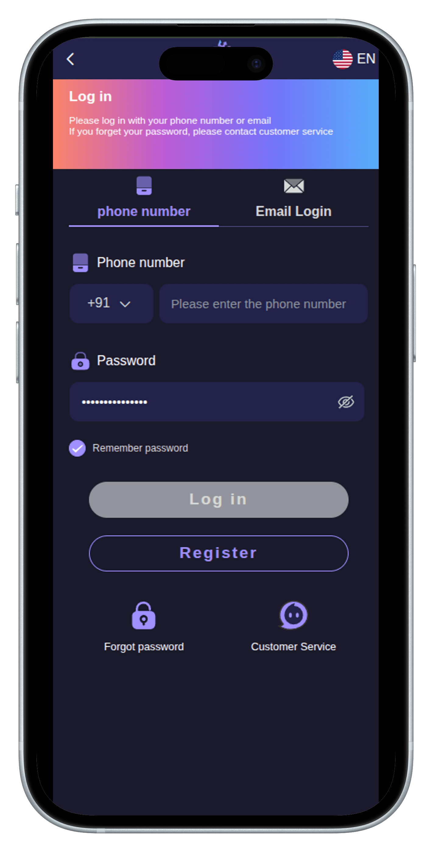 1xBet app install flow step 3 on mobile